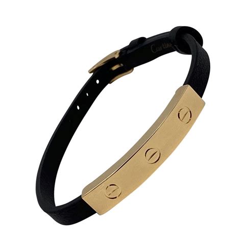 cartier love bracelet leather|cartier love bracelet price guide.